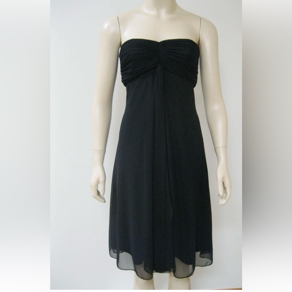 White House Black Market Black Midi Dress